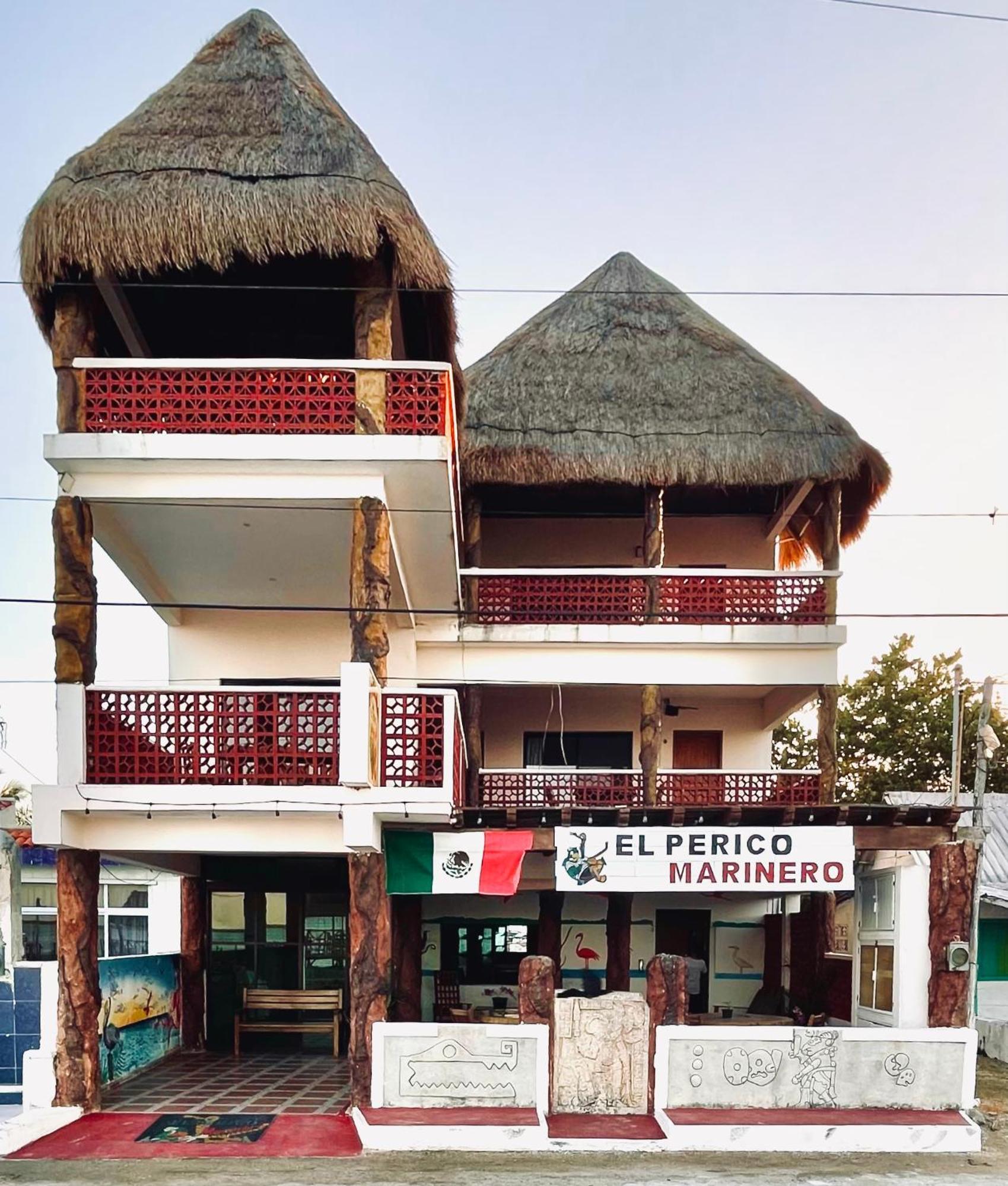 Posada El Perico Marinero Río Lagartos المظهر الخارجي الصورة